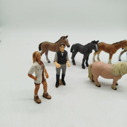 Schleich Bundle Tiere & Menschen 8tlg. Figuren