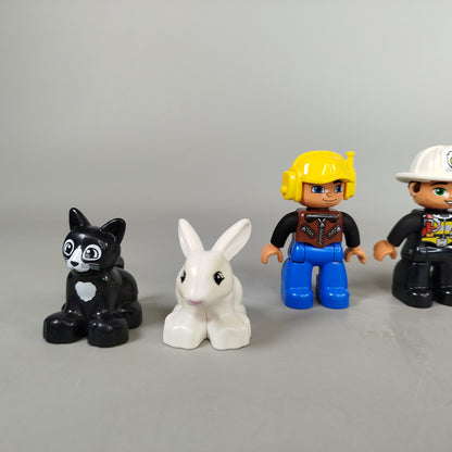 LEGO Duplo Figuren Set von 7 – Menschen & Tiere, sehr gut