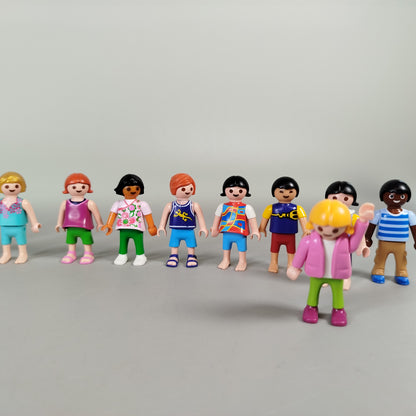 Playmobil Set von 22 Kinderfiguren – bunte Minifiguren für Rollenspiele