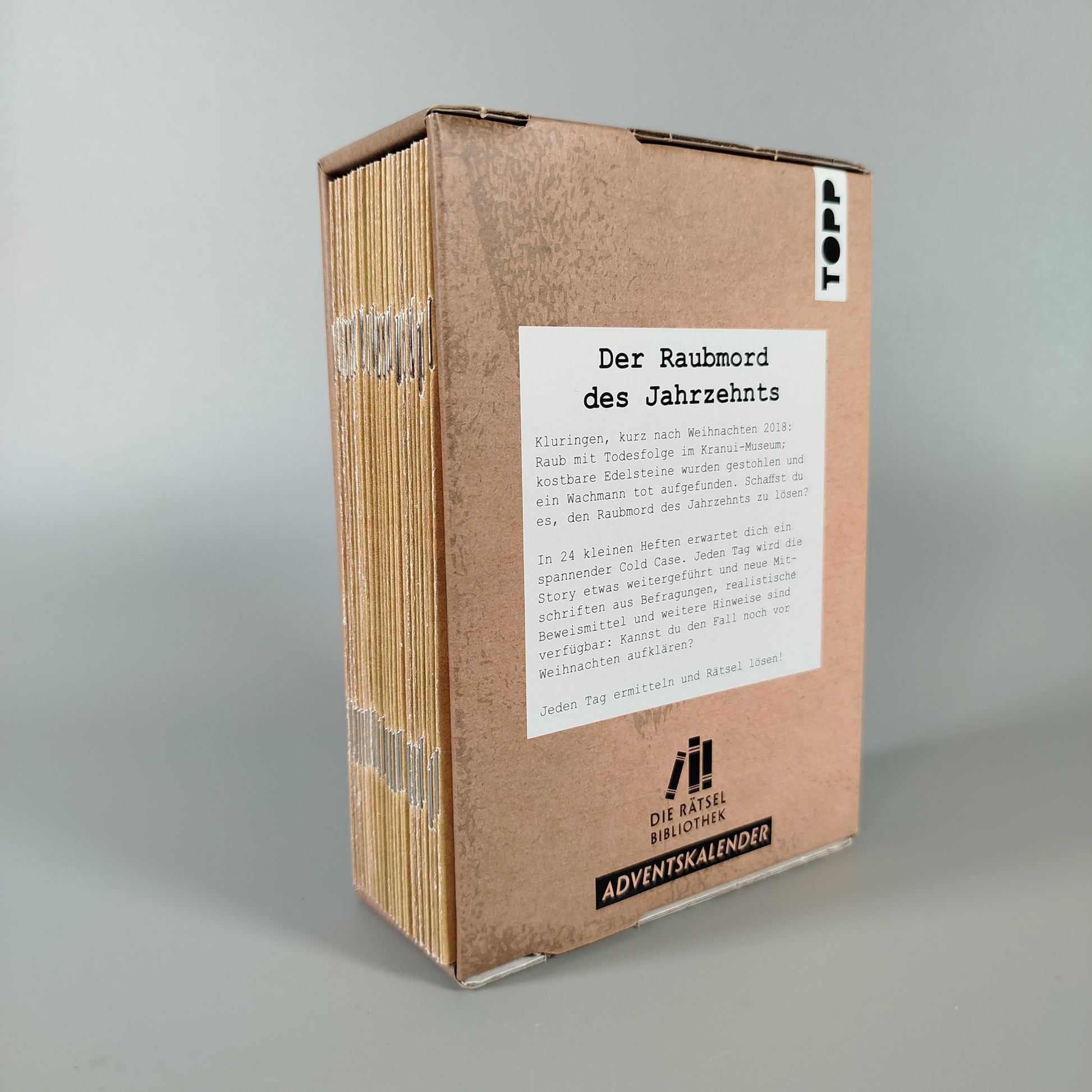 Die Rätselbibliothek. Adventskalender Cold Case: Der Raubmord des Jahrzehnts