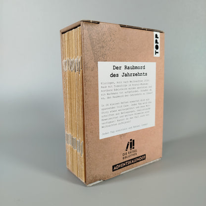 Die Rätselbibliothek. Adventskalender Cold Case: Der Raubmord des Jahrzehnts