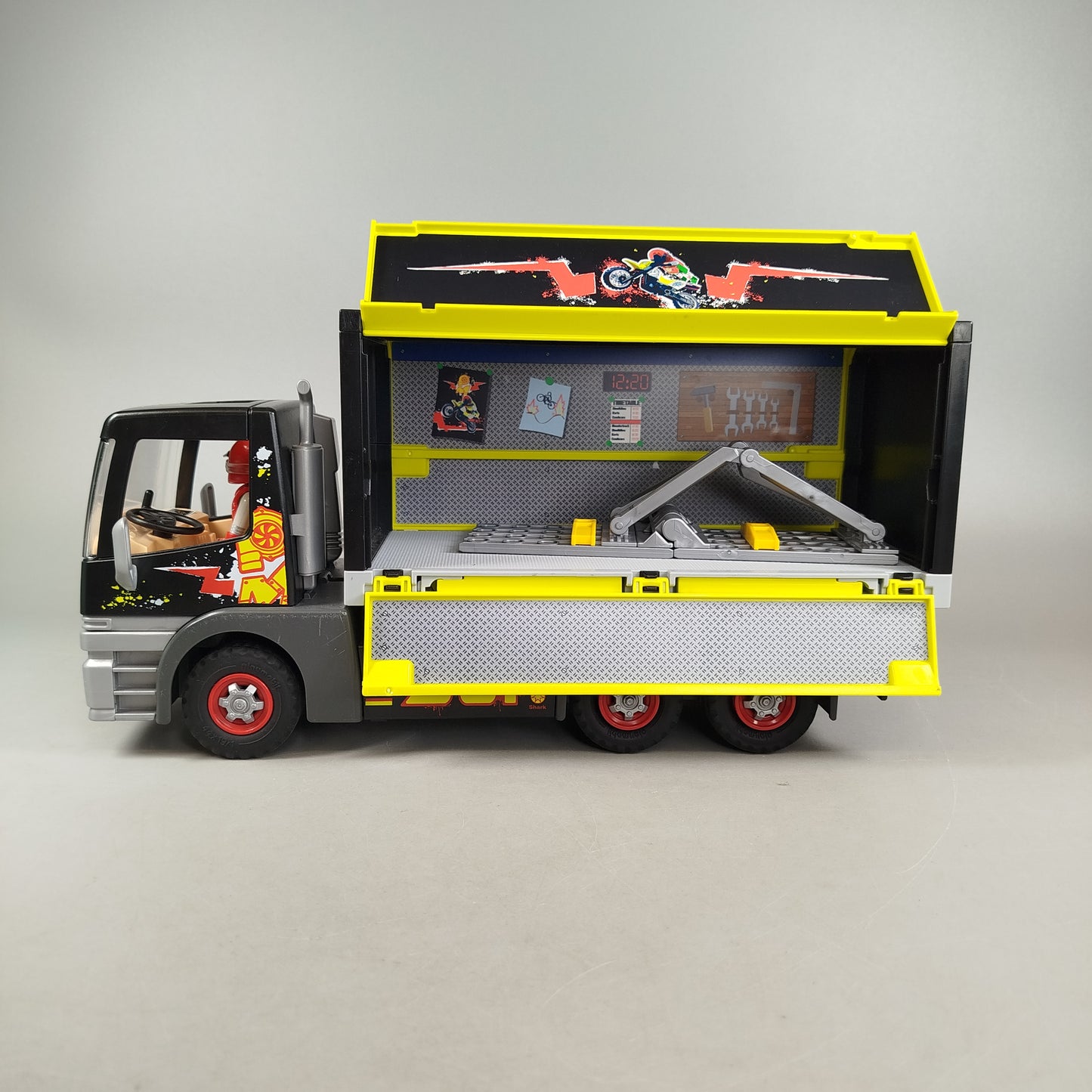 Playmobil 🙂🏠 Spielset Werkstatt-Truck, gebraucht, ab 3 4 5 Jahre | ✅ geprüft 