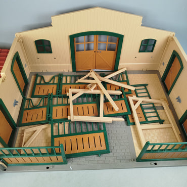 Schleich Pferdehof 42110 🐴🌟 Gebäude, gebraucht, ab 6 7 8 Jahre | ✅ geprüft 