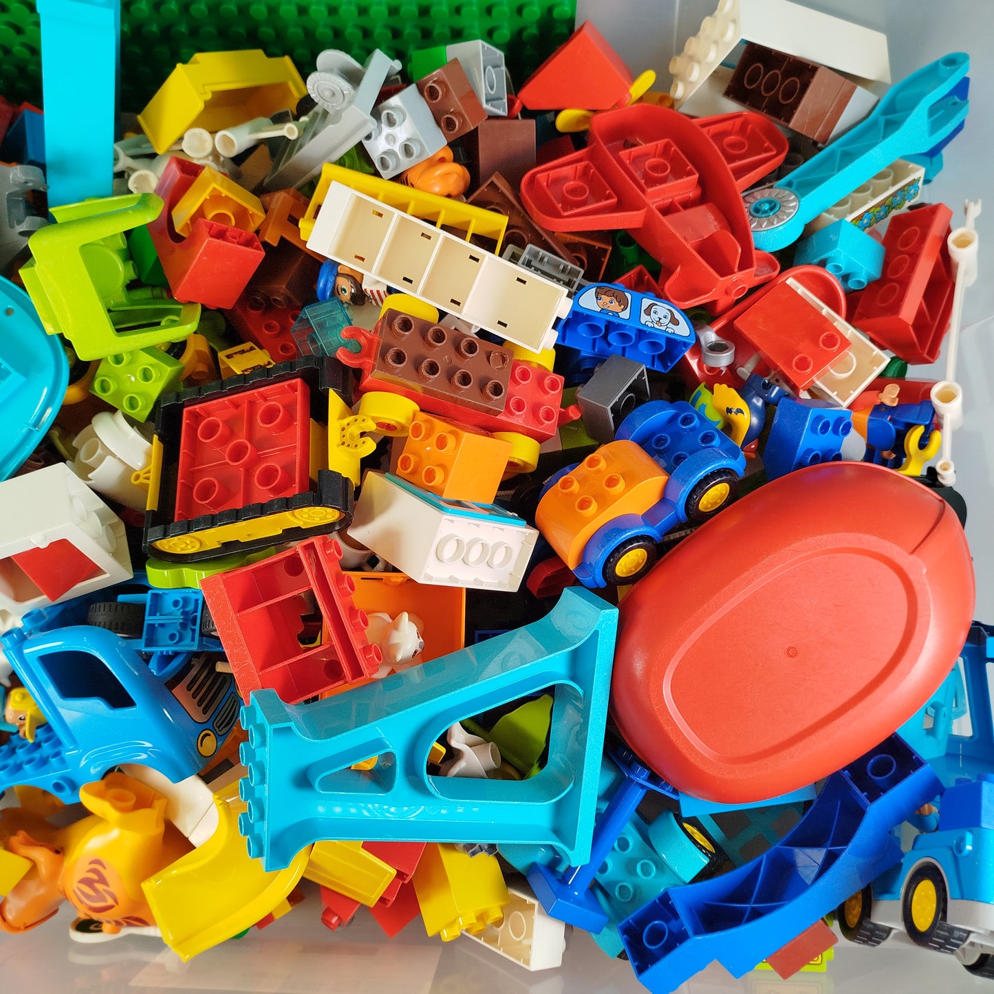Konvolut LEGO Duplo ca. 5 kg Steine&Fig. gebraucht ab 3 4 5 Jahre | ✅ geprüft 