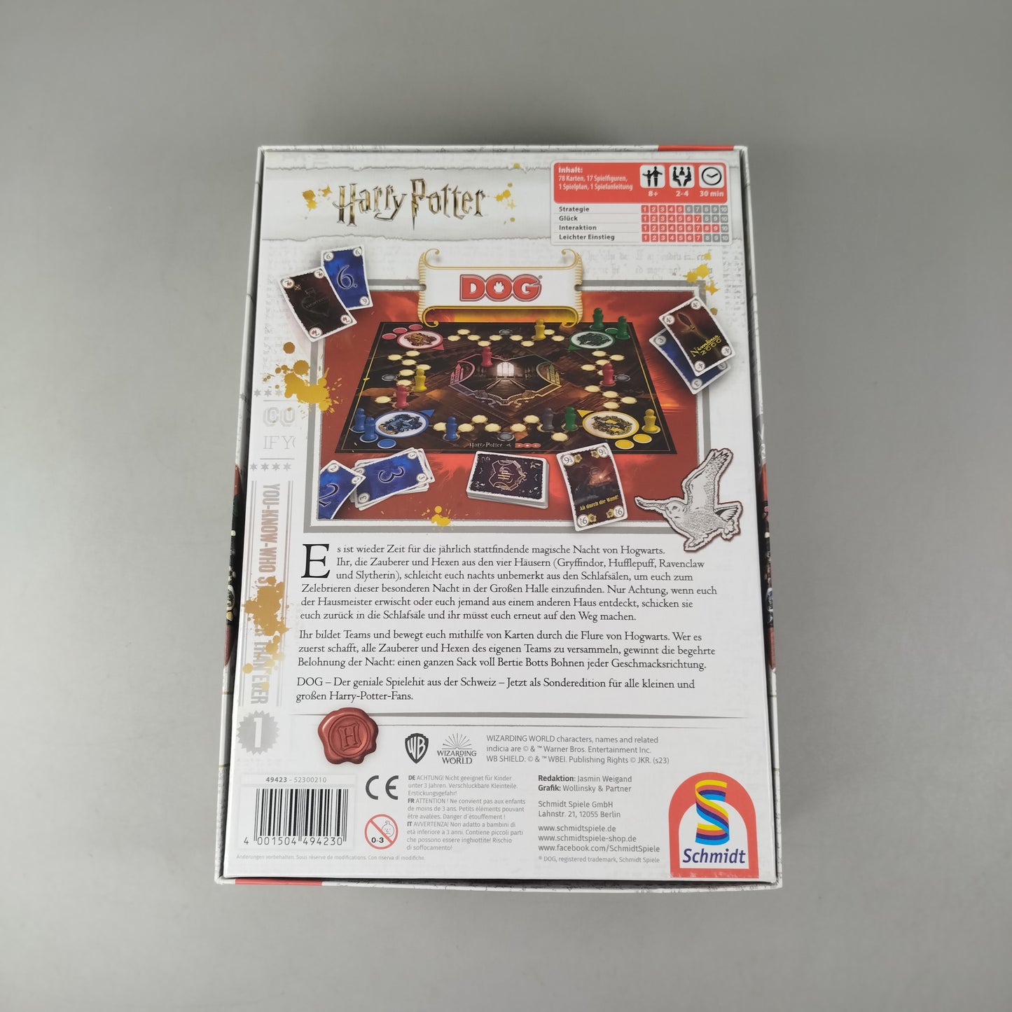 Schmidt Spiele DOG Harry Potter Brettspiel 49423