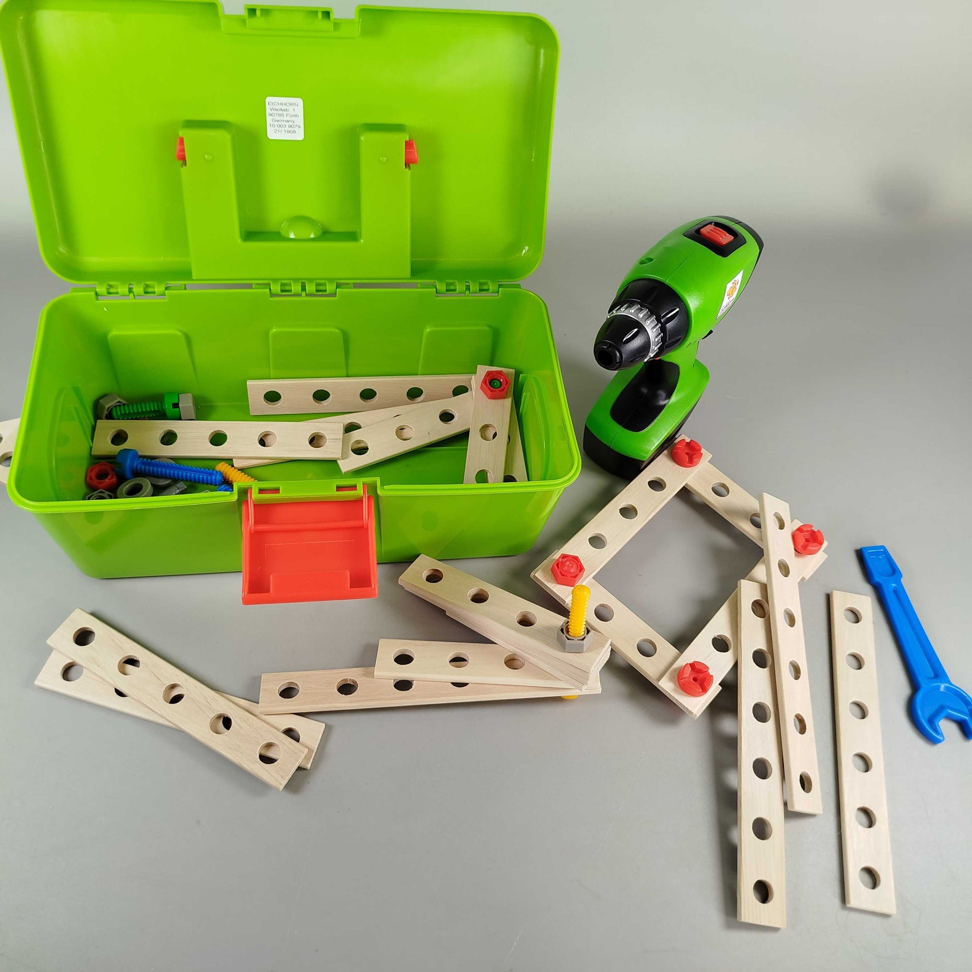 Werkzeugkasten-Bausatz – Spielset, wie neu