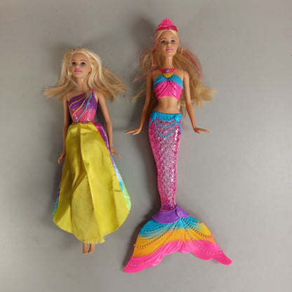 Mattel Bundle Meerjungfrauen Set von 4 Modepuppen, ab 3 4 5 Jahre | ✅ geprüft 
