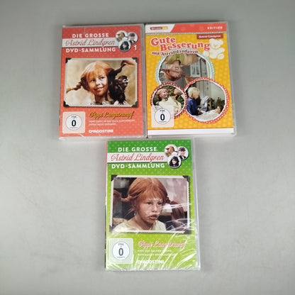 Bundle Studio 100 Astrid Lindgren Pippi Langstrumpf 3x DVDs