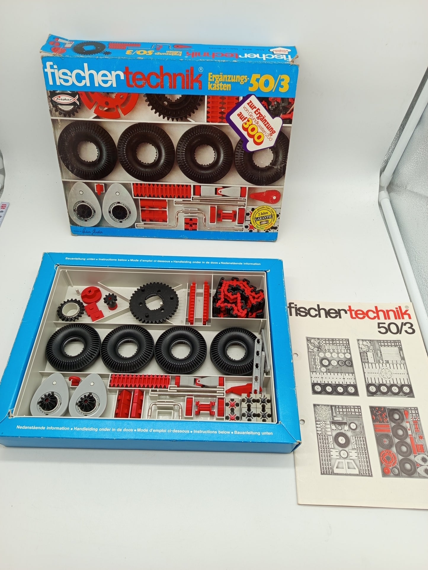 Fischertechnik Baukasten Sets – Statik & Mot Serien, vintage