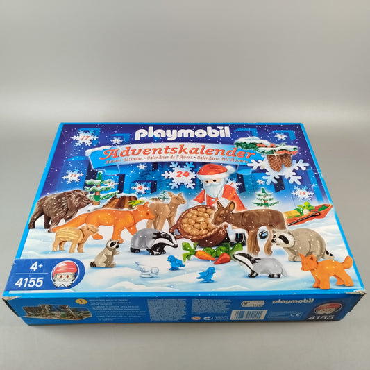 Playmobil Adventskalender 4155 Waldtiere im Winter, OVP, gut