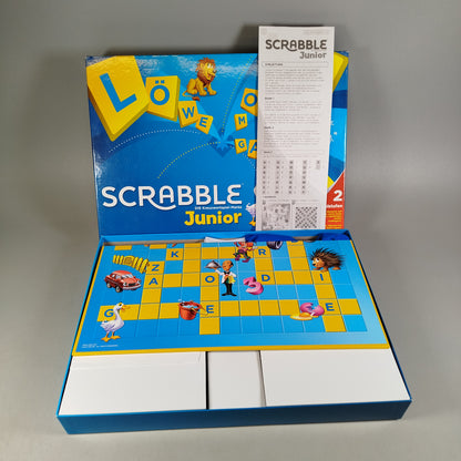 Mattel Scrabble Junior Brettspiel, wie neu, ab 6 7 8 Jahre | ✅ geprüft 