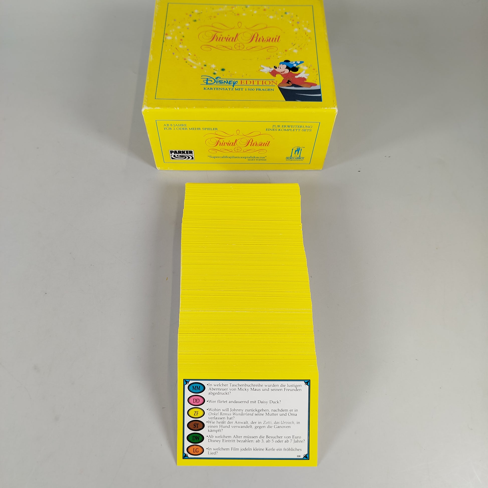 Parker Fragenkarten Set - Musik und Disney - Trivial Pursuit