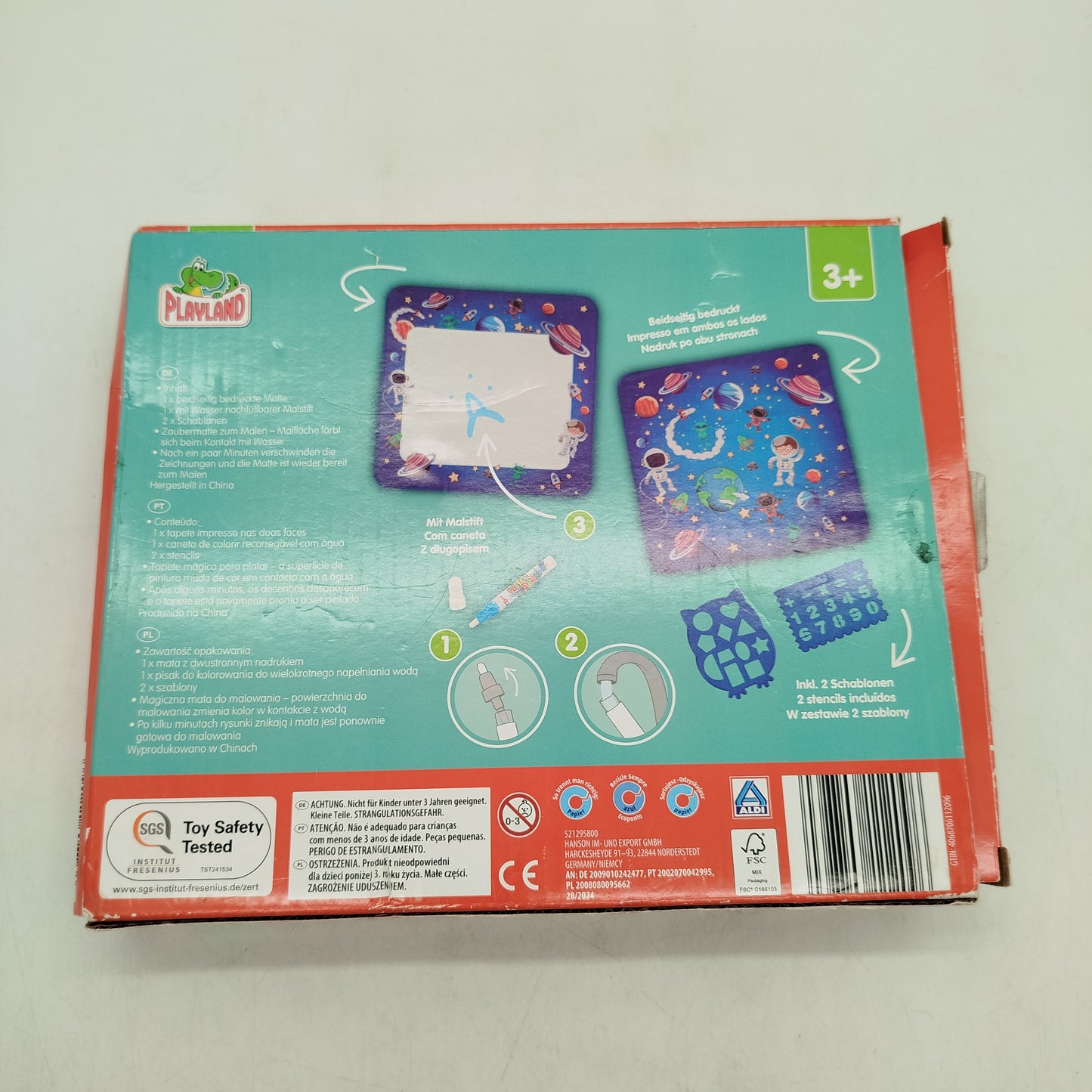 Playtive Bundle Bauernhof & Playland Wasser-Malmatte & Stift