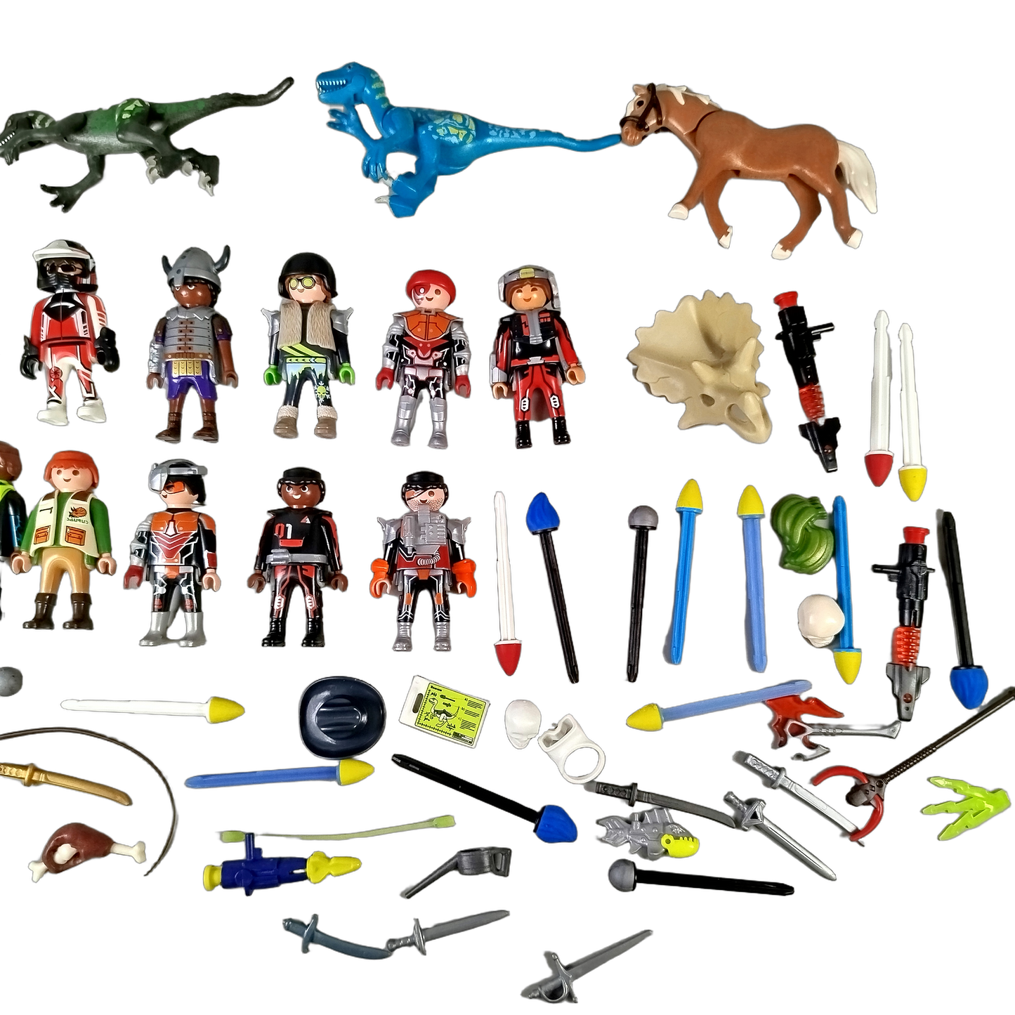 Playmobil Bundle Polizei & Dinosaurier großes Set Figuren & Zubehör