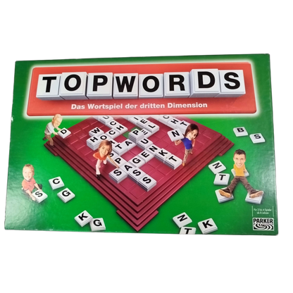 Parker Topwords Brettspiel – Wortspiel 3D