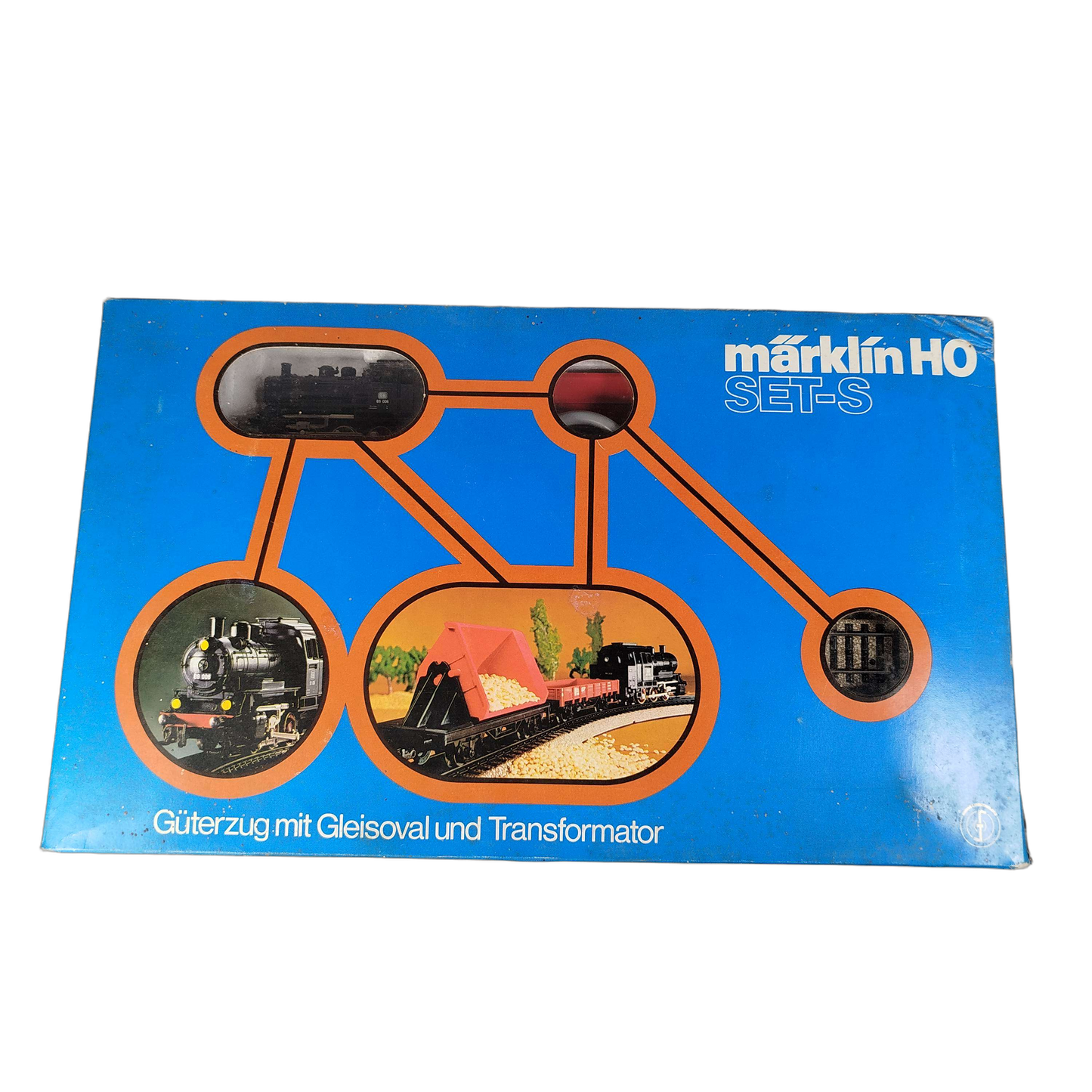 Märklin H0 Set-S Güterzug 2930 mit Gleisoval & Trafo