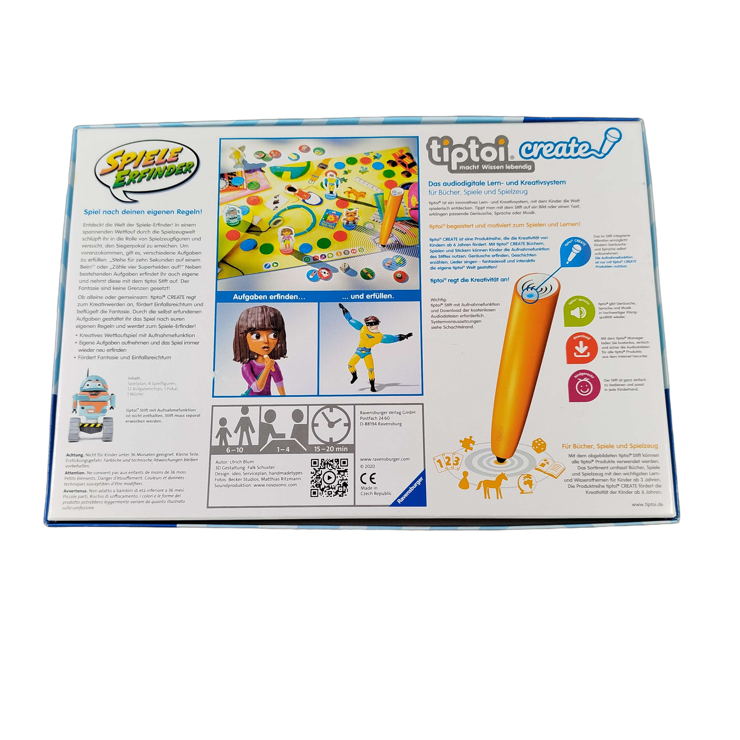 Ravensburger tiptoi Spiele-Erfinder 00045 Lernspiel & Brettspiel