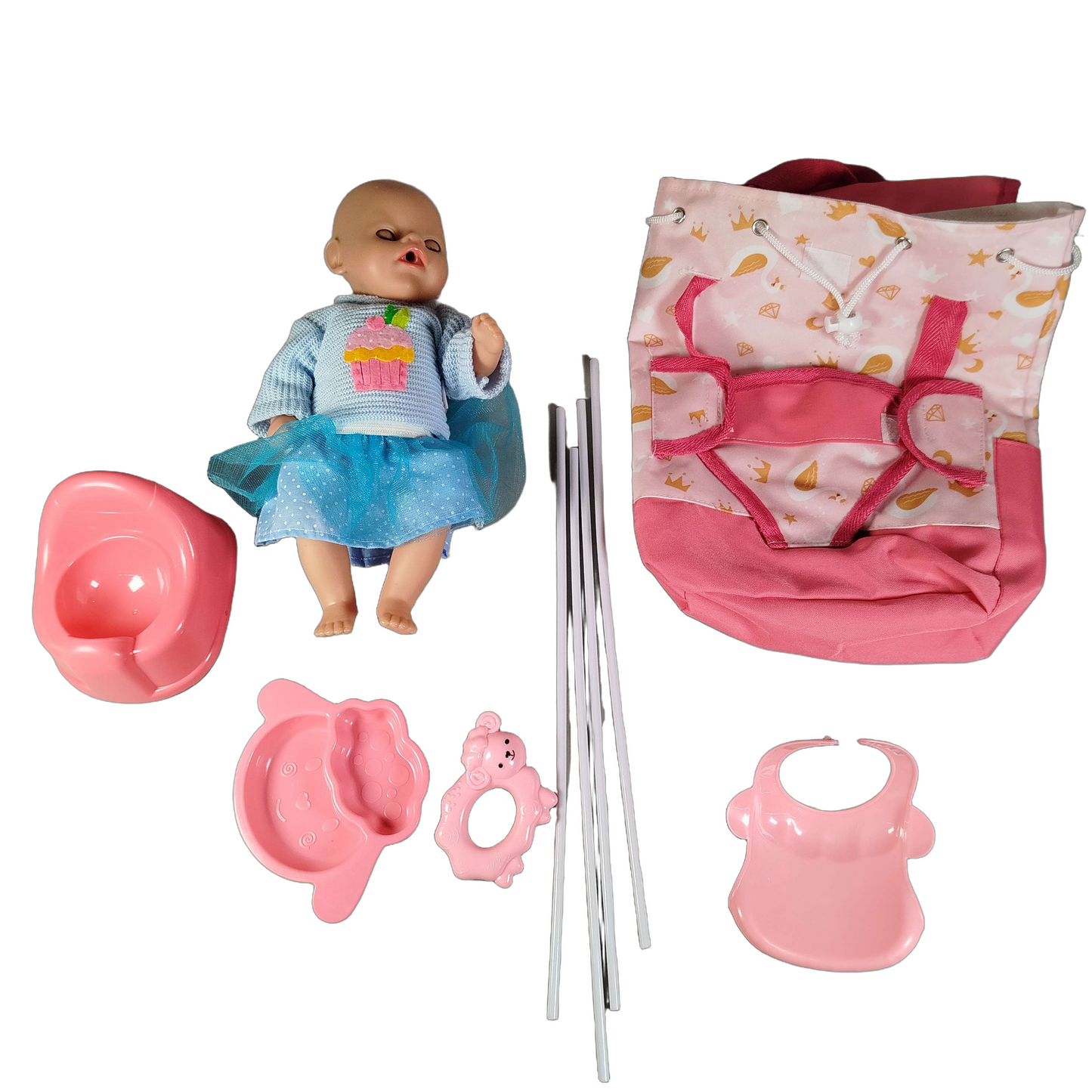 Zapf Creation Bundle Babypuppe & Reisebett