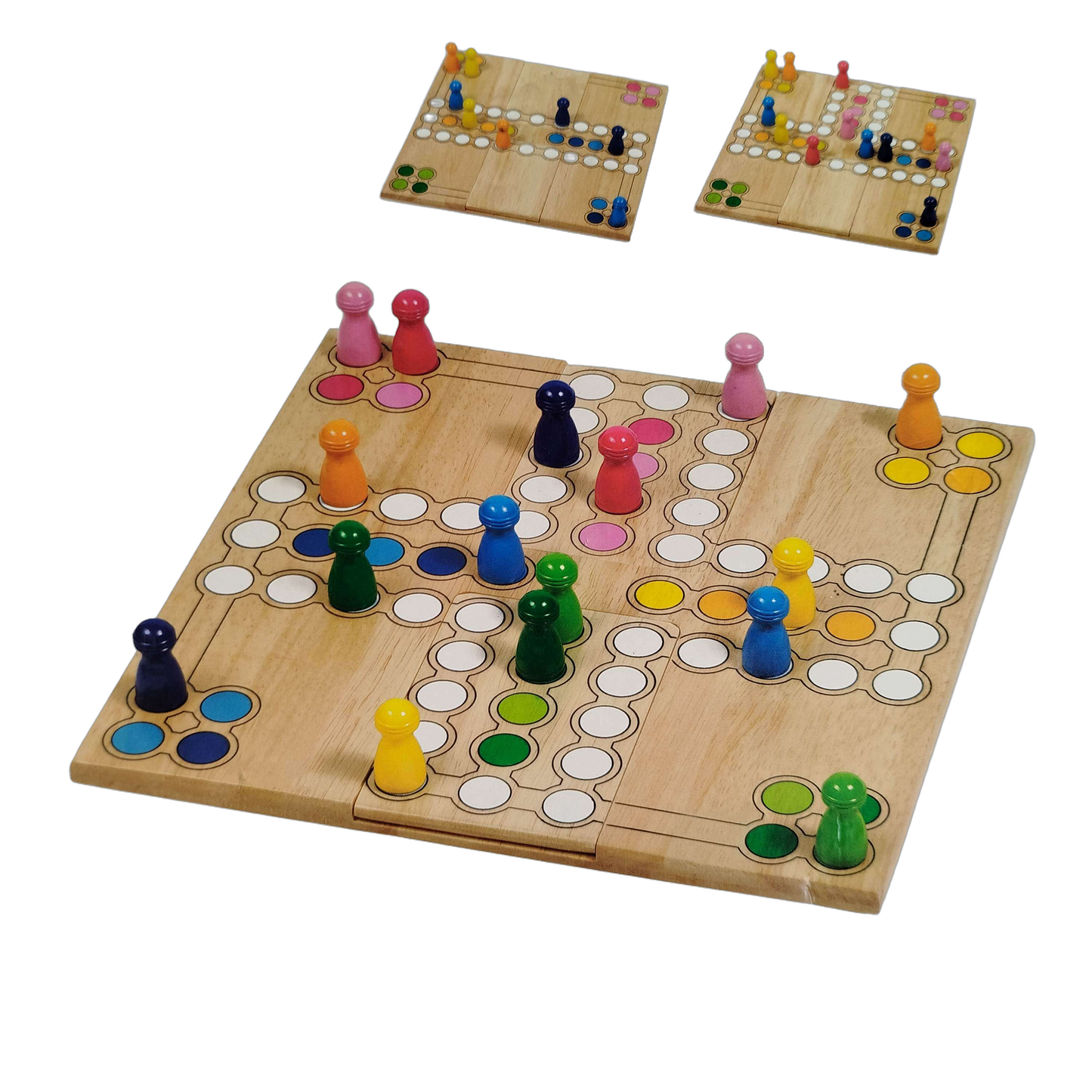 Goki Ludo Brettspiel aus Holz neuwertig