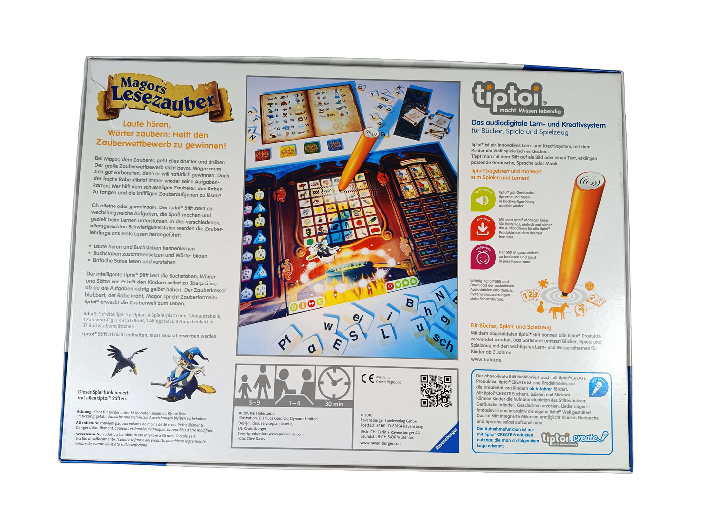 Ravensburger tiptoi 00110 Magors Lesezauber Lernspiel