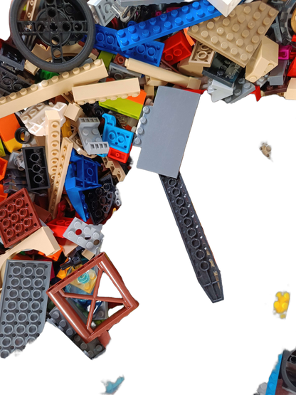 Konvolut LEGO ca. 3,5 kg, Bausteine & Teile gemischt, ab 6 7 8 Jahre