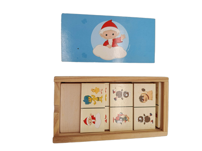 Paul Hartmann Holz Mix & Match Puzzle, mit Dreikant-Blöcken