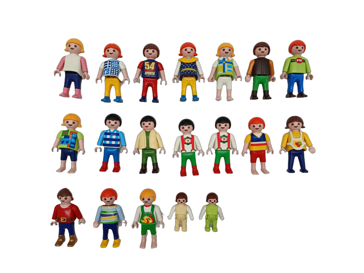 Playmobil Bundle Set von 17 Figuren Kinder & Erwachsene