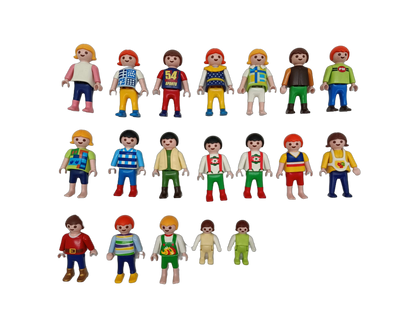 Playmobil Bundle Set von 17 Figuren Kinder & Erwachsene