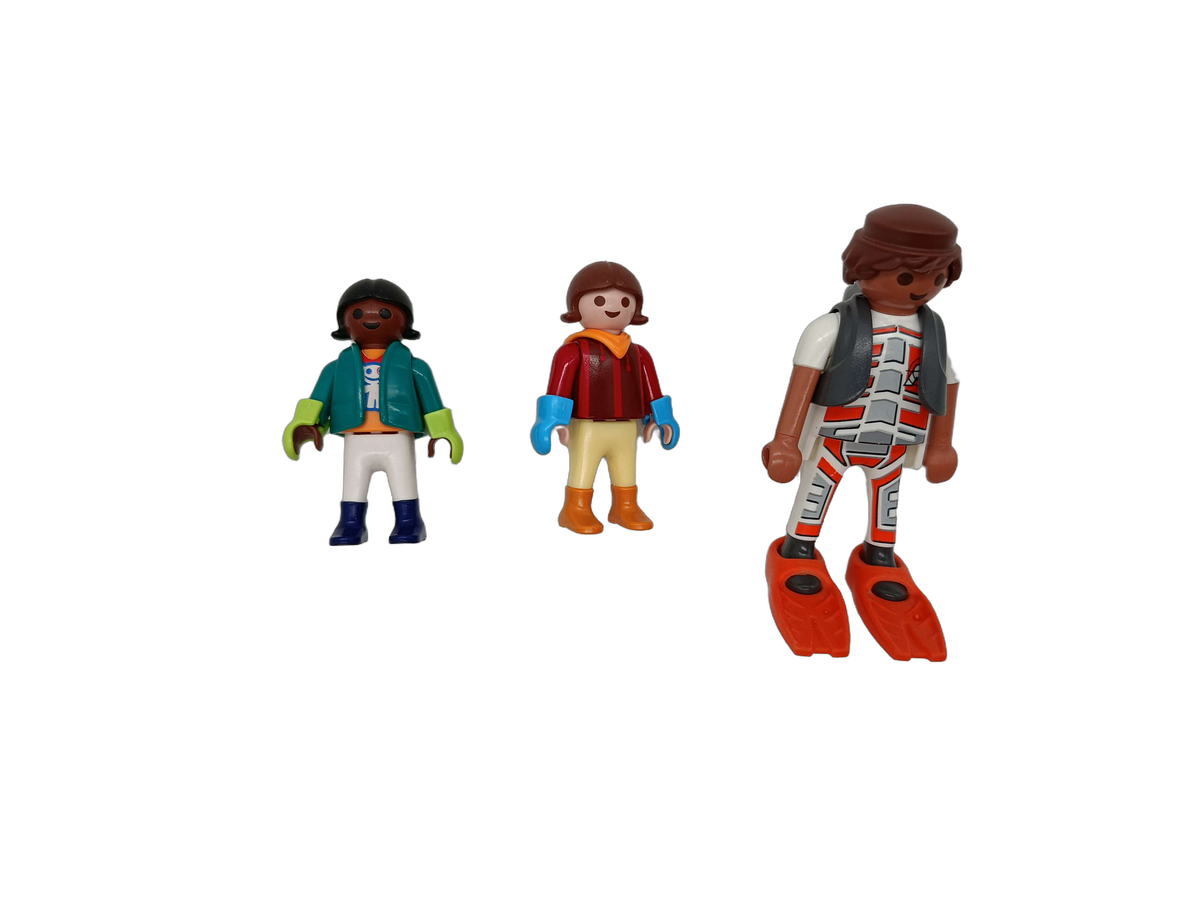 Playmobil Bundle 70004 70250 Set von 2 Figuren & Schlitten