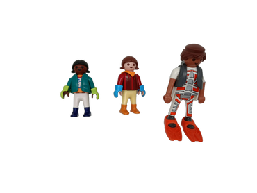 Playmobil Bundle 70004 70250 Set von 2 Figuren & Schlitten