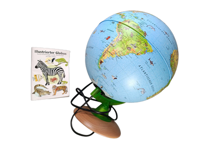 Tecnodidattica Leuchtglobus mit Tierillustrationen Lernspielzeug