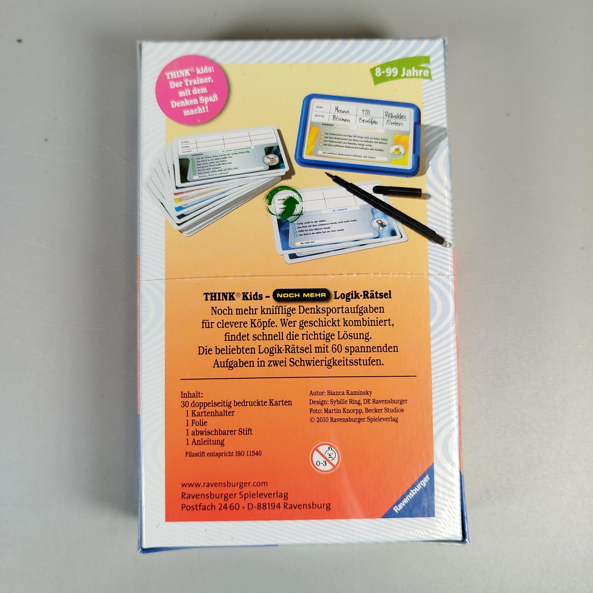 Ravensburger THINK Kids Brettspiel-Set – Alles Gemerkt?, Logik-Rätsel, neu, OVP