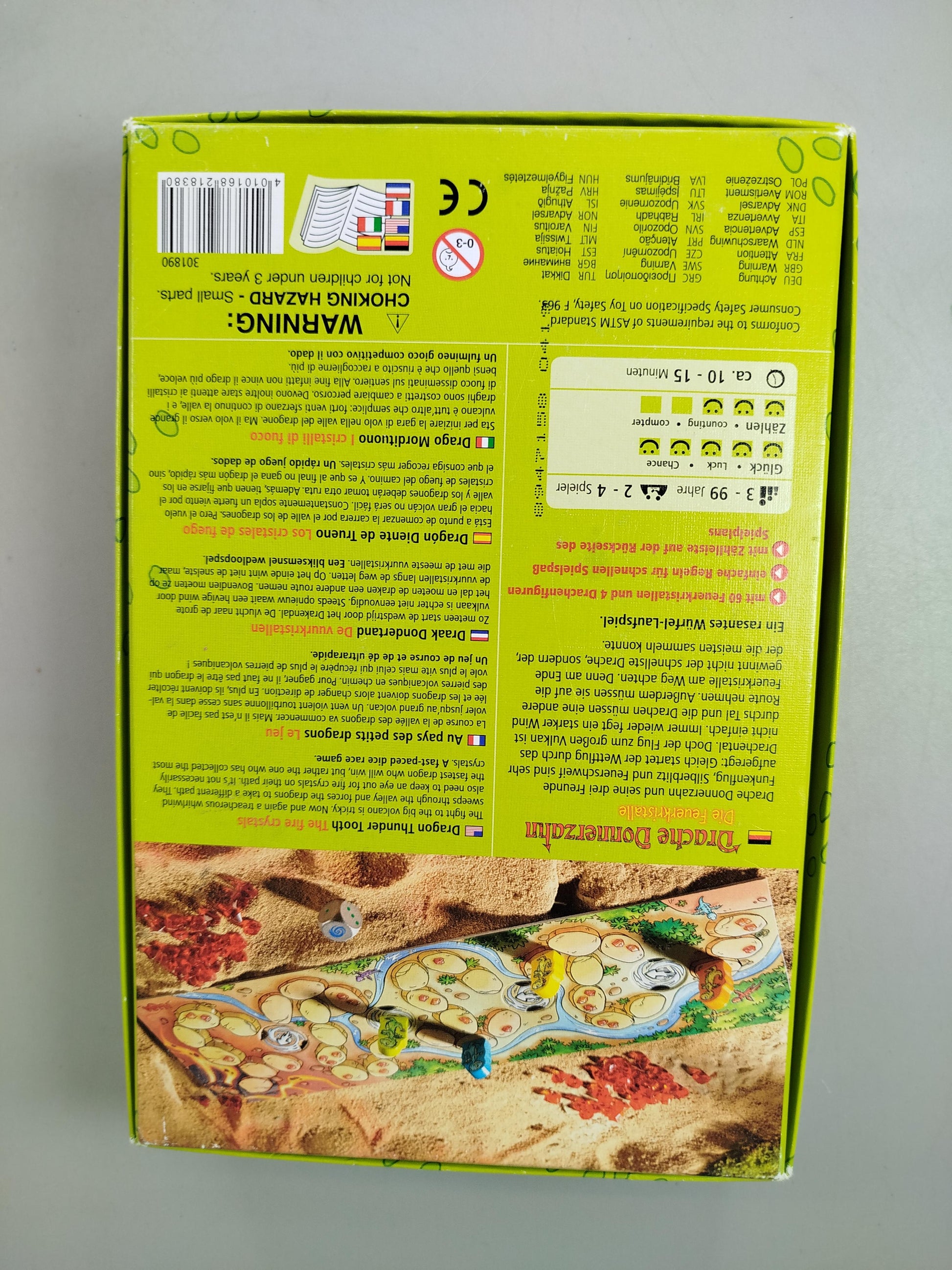 HABA Brettspiel Drache Donnerzahn – Die Feuerkristalle, OVP