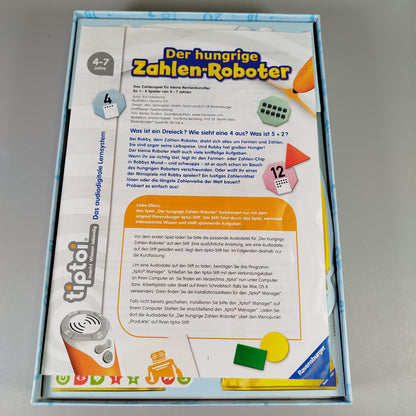 Ravensburger tiptoi Lernspiel – Hungriger Zahlen-Roboter, gebraucht