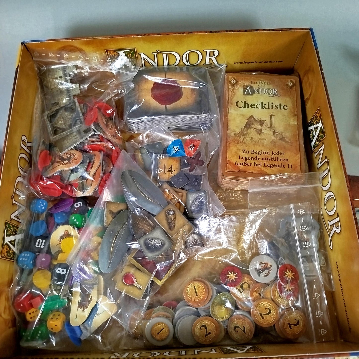 Kosmos Brettspiel – Die Legenden von Andor, OVP