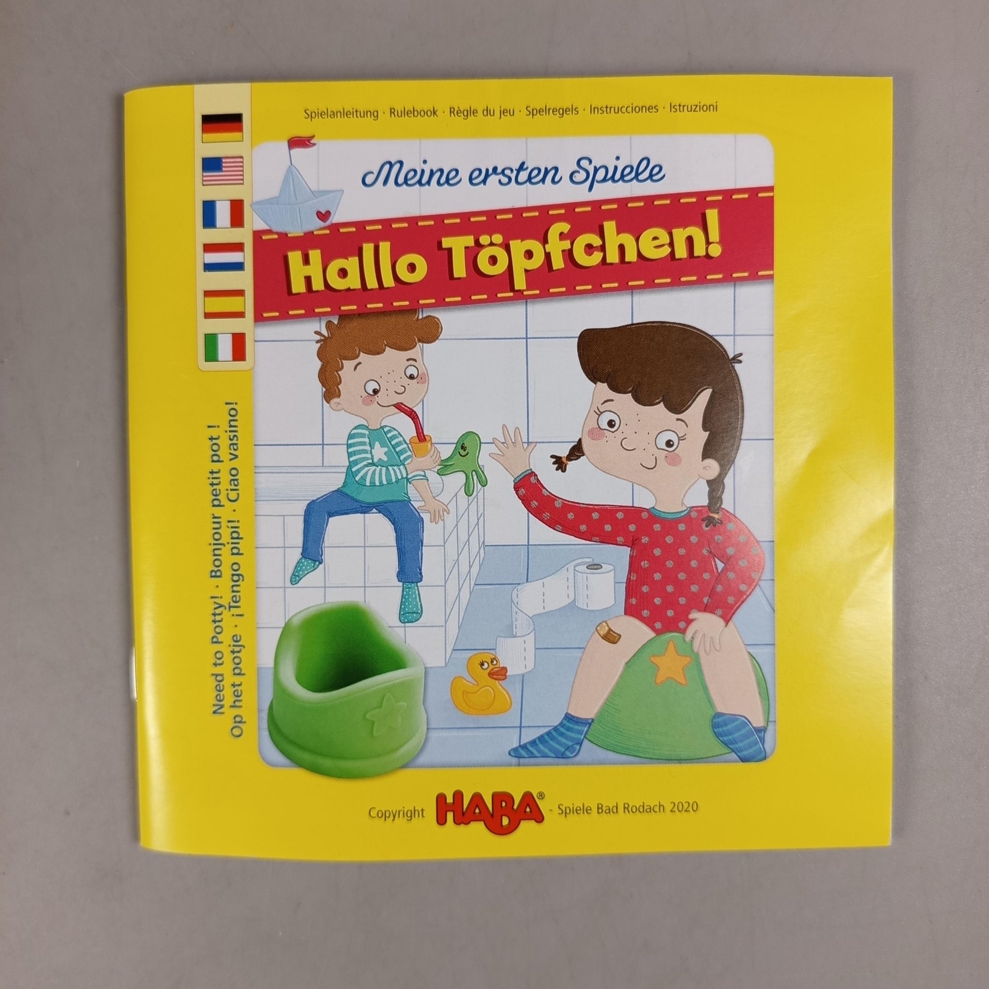 HABA Bundle Meine ersten Spiele Hallo Töpfchen 305485 Brettspiel, ab 1 Jahr 