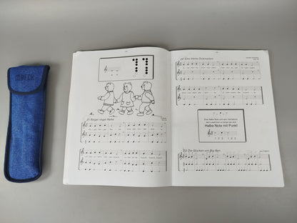 Moeck Blockflöte Sopran Set mit Zubehör & Etui, OVP