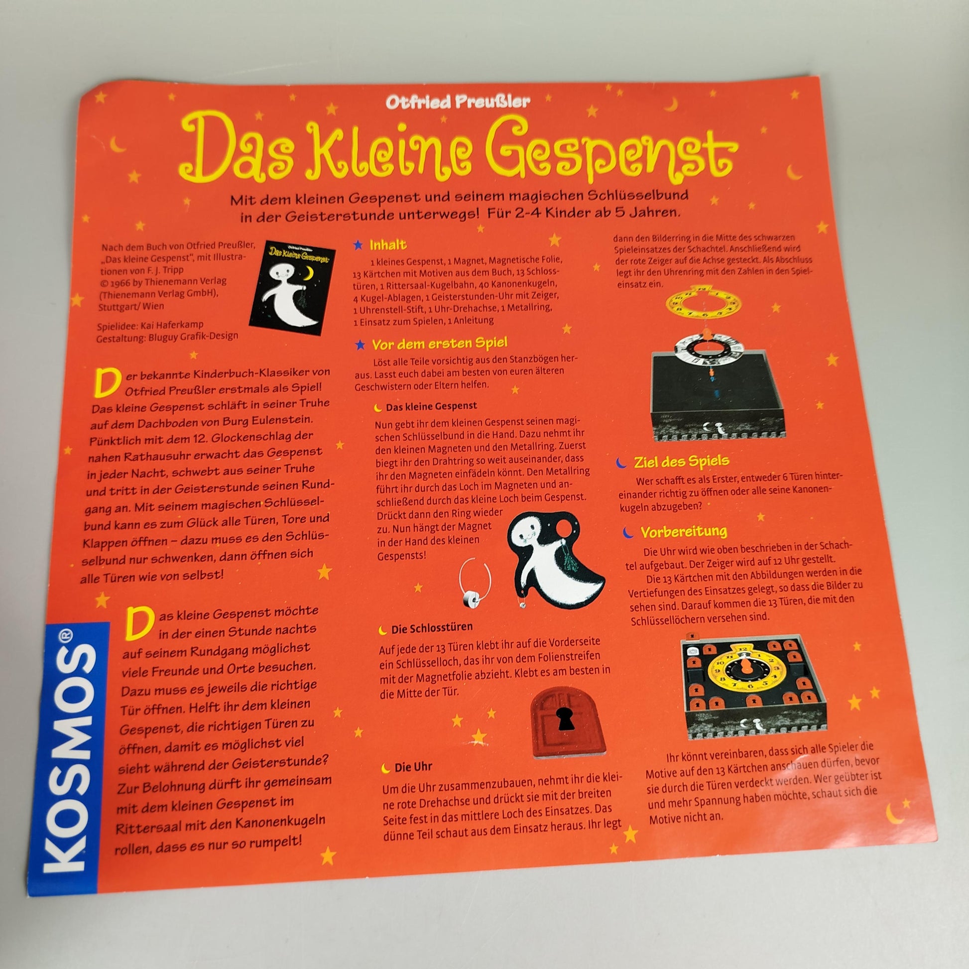 Kosmos Brettspiel - Das Kleine Gespenst, wie neu