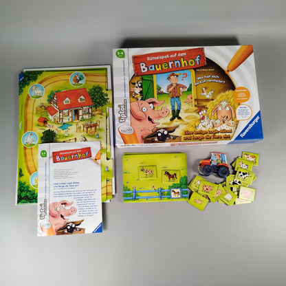 Ravensburger tiptoi Brettspiel-Set: Bauernhof & Fahrzeuge, ab 3 Jahre