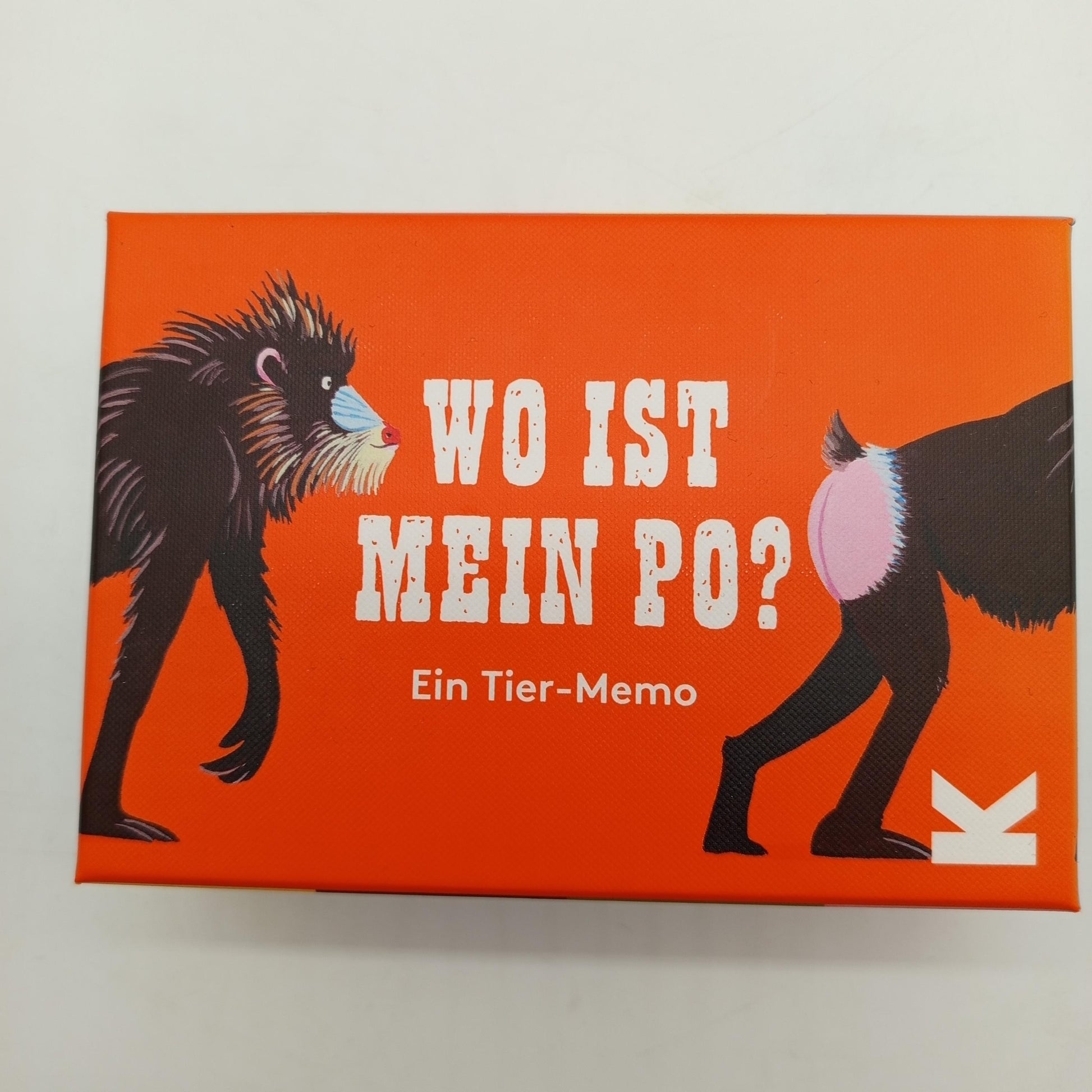 Wo ist mein Po? Tier-Memo Kartenspiel – Lernspiel für Kinder, OVP