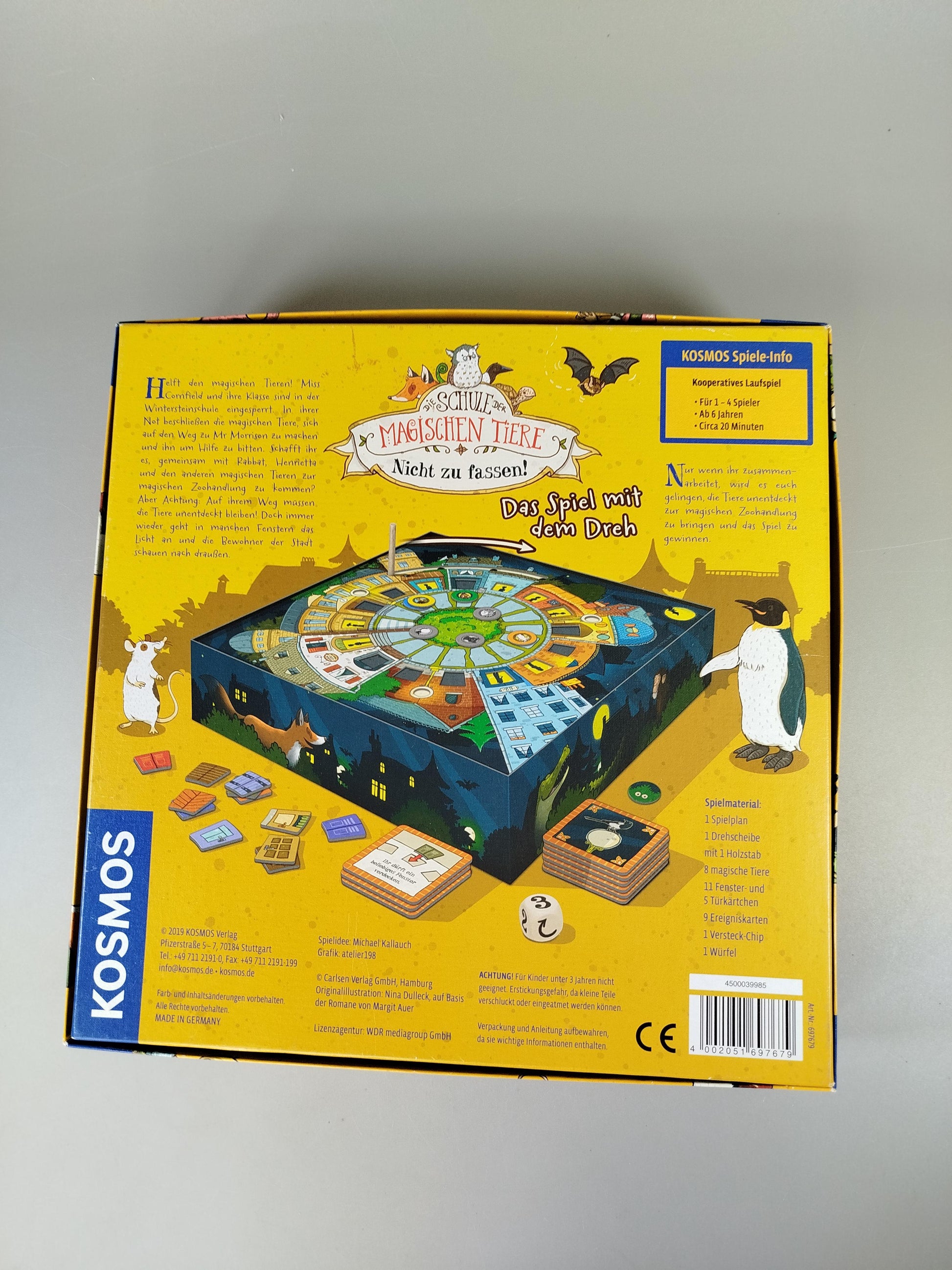 Kosmos Brettspiel Schule der Magischen Tiere, OVP