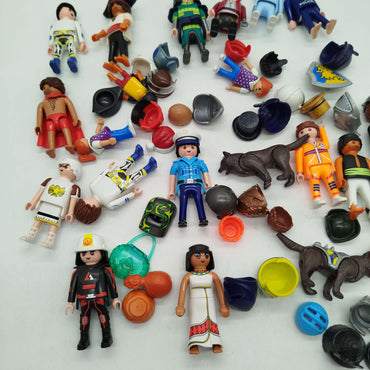 Playmobil Bundle Polizei Ritter & Tiere 14 Figuren