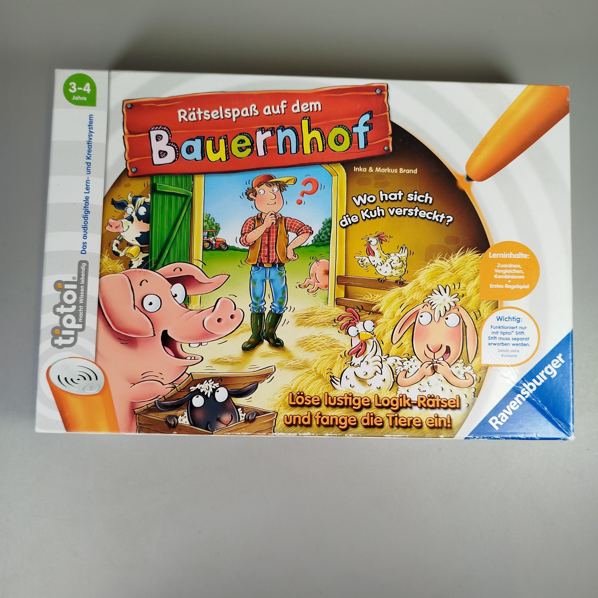 Ravensburger Tiptoi Lernspiel-Brettspiel-Set von 2 Spielen, wie neu