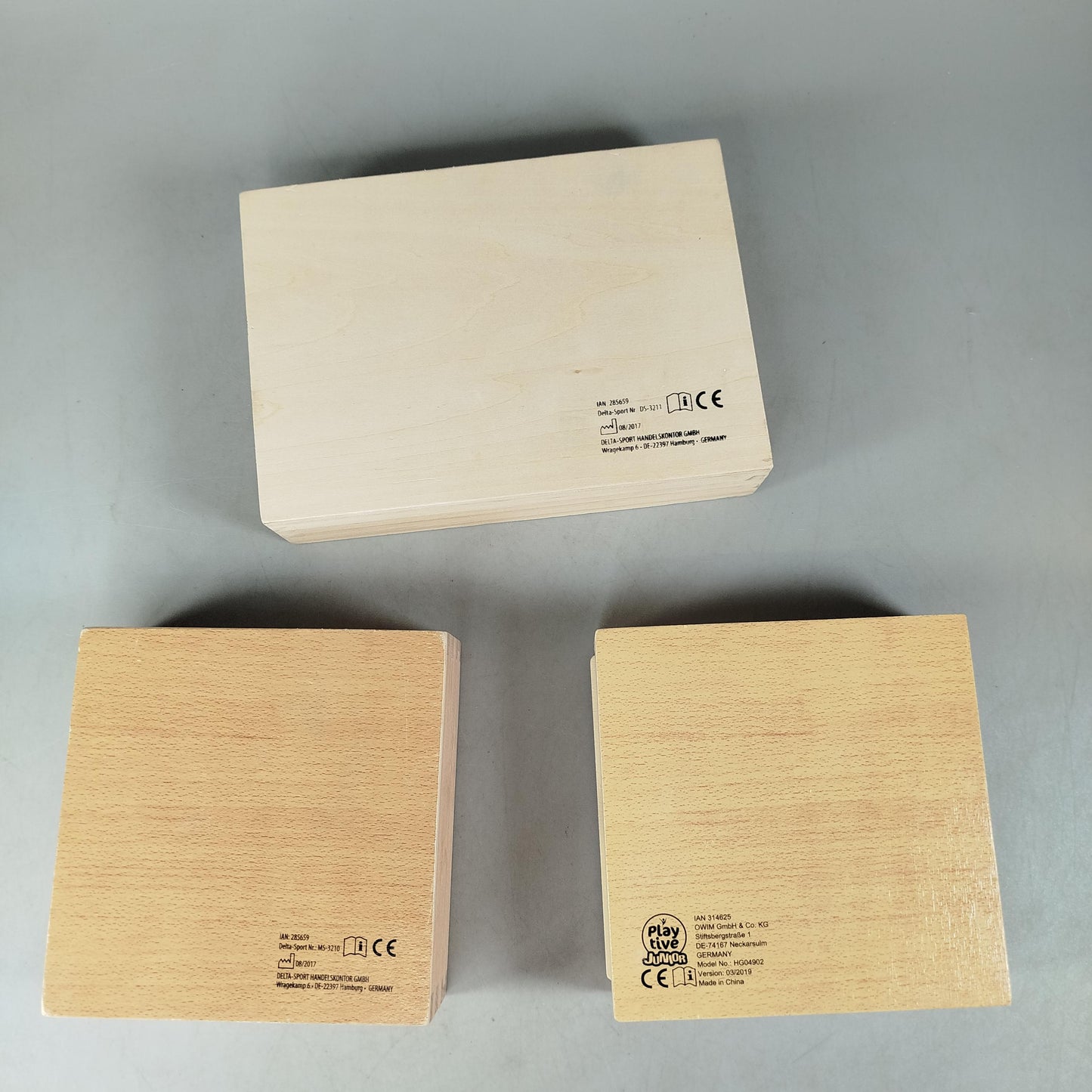 PEARL Playtastic Bundle Holz Tiere & Zahlen Set von 3