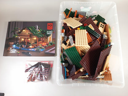 FO Bausteinset Lakeside Lodge FH-9004 – 1969 Teile, kompatibel mit LEGO