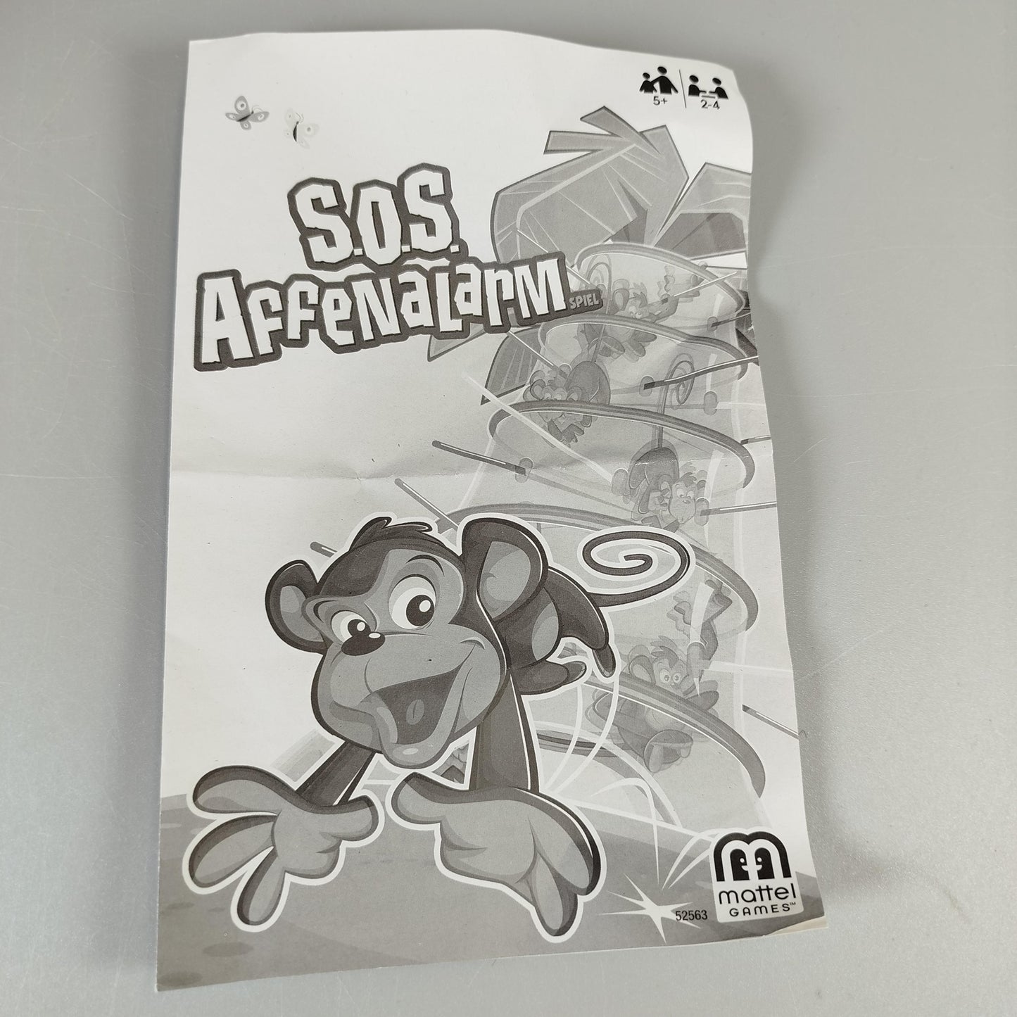 Mattel Spiel S.O.S. Affenalarm – Gesellschaftsspiel