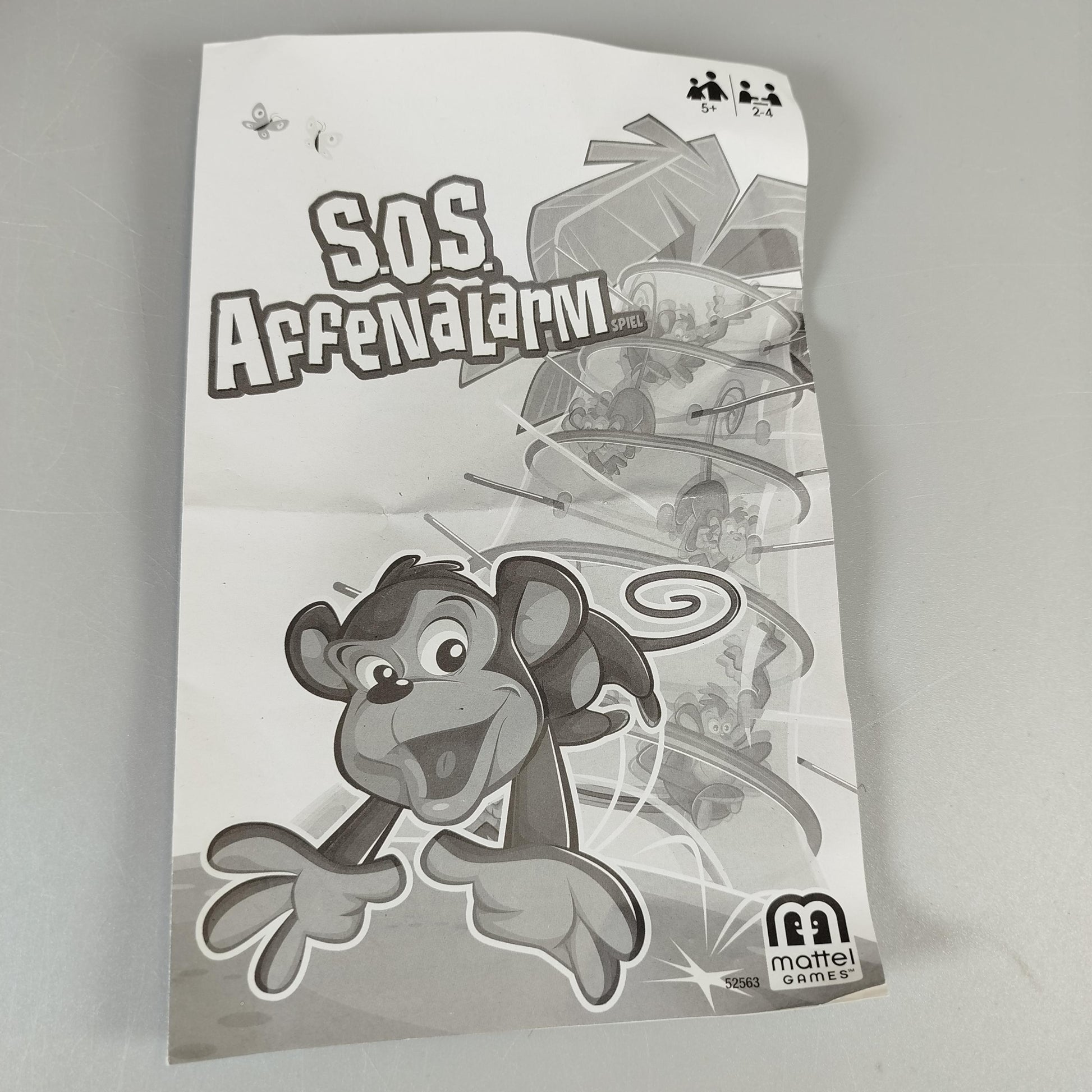 Mattel Spiel S.O.S. Affenalarm – Gesellschaftsspiel