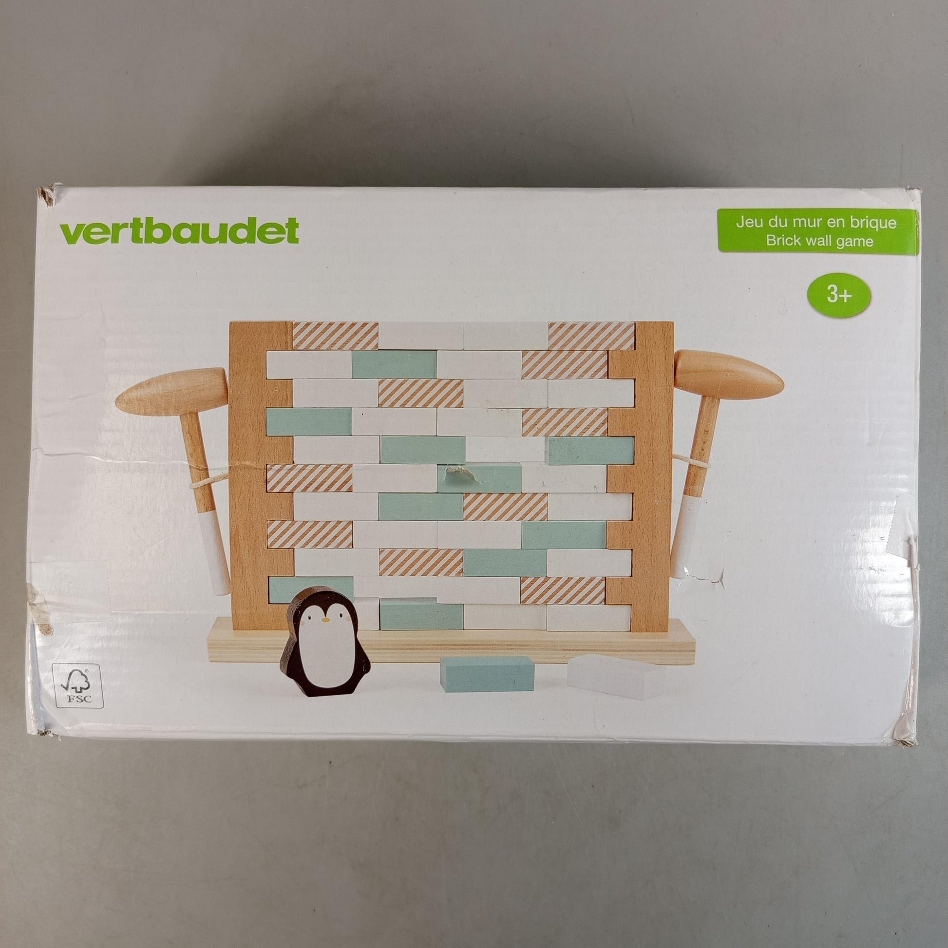 Vertbaudet Jeu du mur Holzspiel, gebraucht, ab 3 4 5 Jahre | ✅ geprüft 