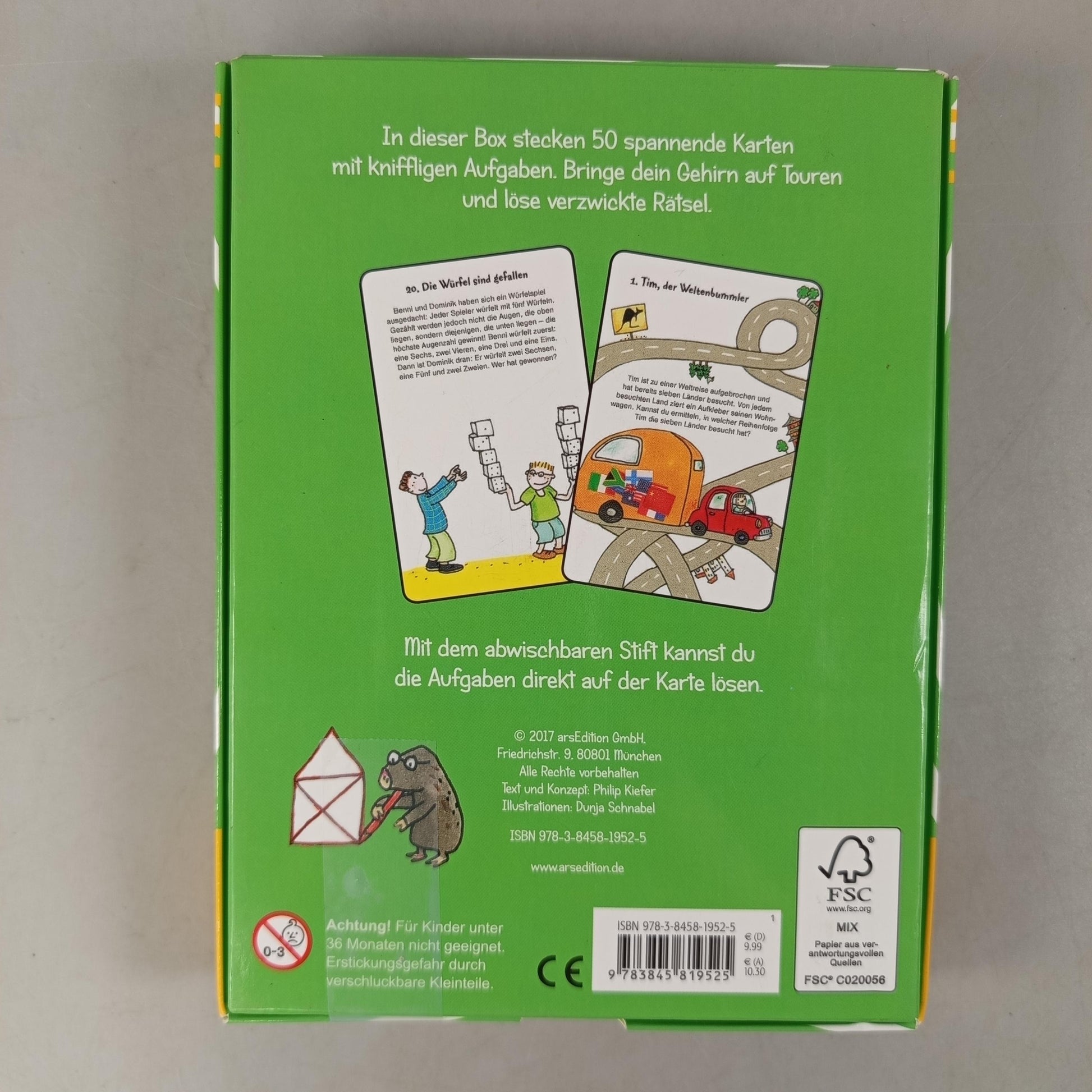 arsEdition Clevere Denkspiele, gebraucht, ab 6 7 8 Jahre | ✅ geprüft 