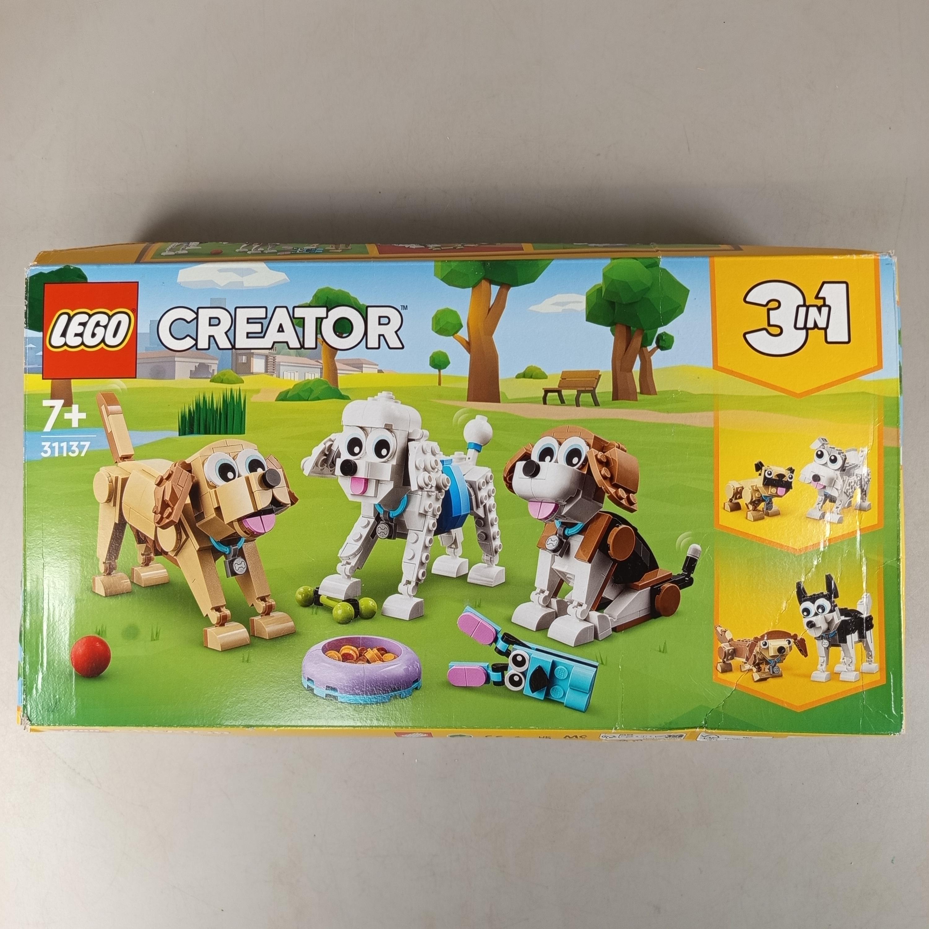 LEGO Bundle Creator 3in1 Hunde 31137🧱✨ Figuren ab 6 7 8 Jahre | ✅ geprüft 